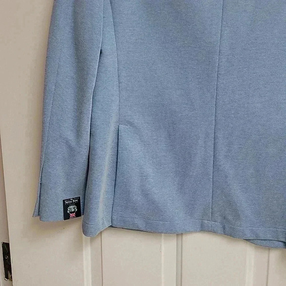 NWT The Savile Row Company men HOLKHAM Jacket BLUE blazer - Picture 9 of 13